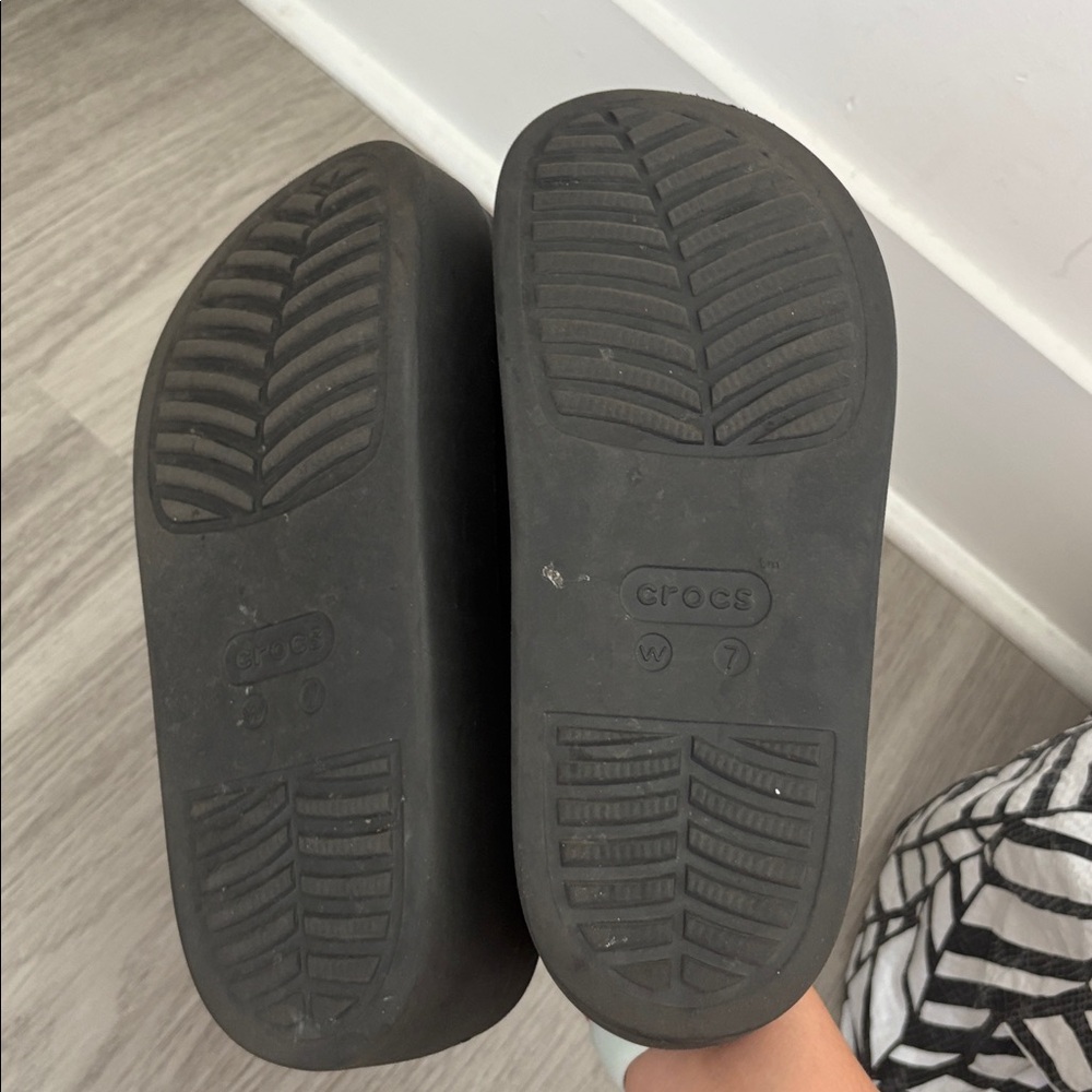 Crocs Women’s Elevated Platform Clogs In Gray - image 4